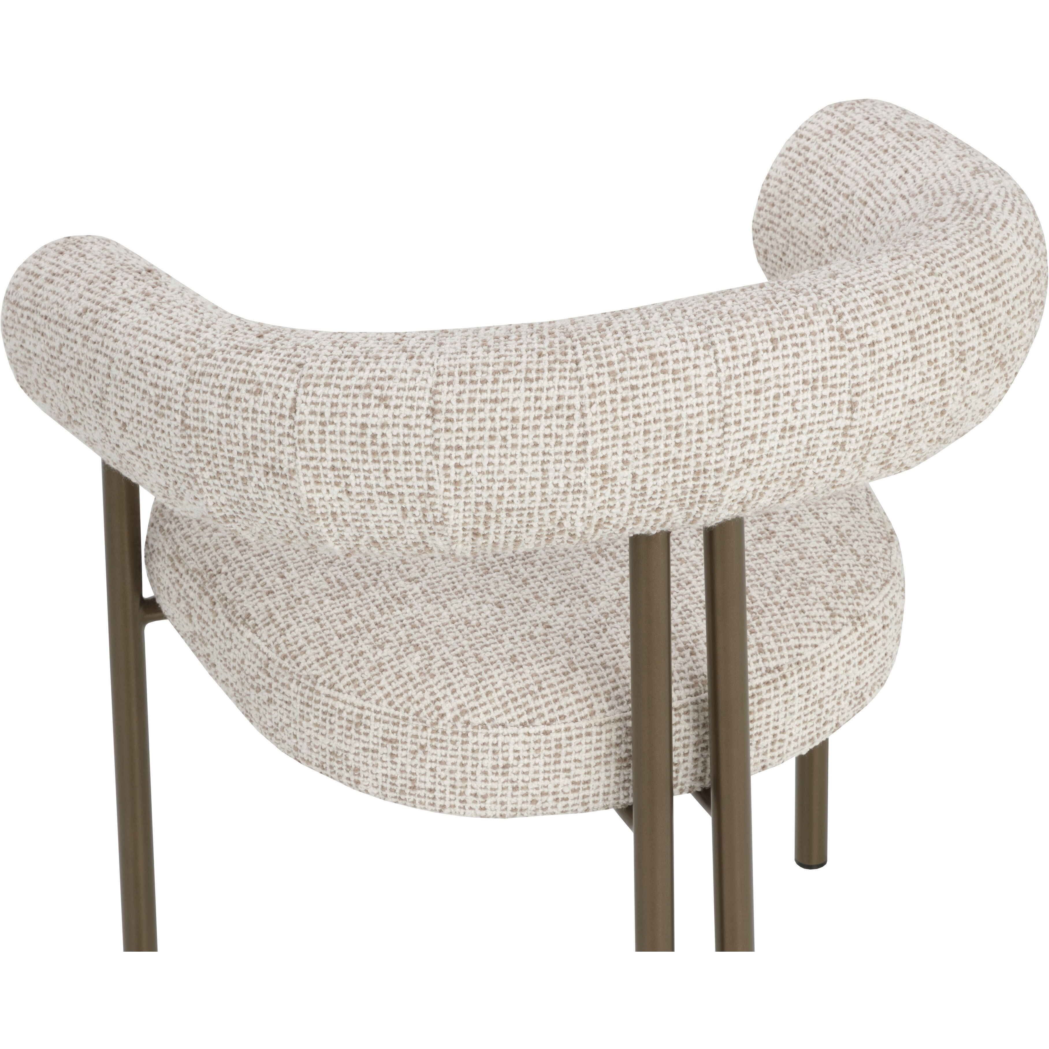 Oniva Antique Bronze / Noah Ecru Dining Armchair